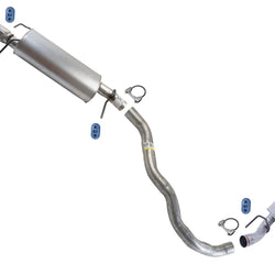 Exhaust System Pipe Resonator Muffler Tail Pipe for Ford Expedition 15-17 119
