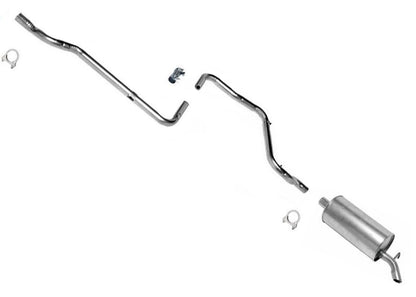 Muffler Exhaust System For Ford Tempo 1984-94 2.3L 3.0L FWD 8B1117 700016