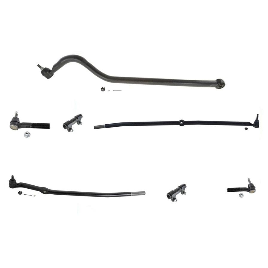 Drag Link Tie RodsTrack Bar 7Pcs For Dodge Ram Pick Up 2500 3500 4x4 2000-2002