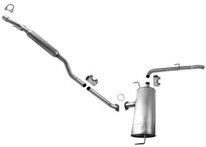 Resonator Pipe Muffler Tail Pipe For Toyota Sienna 2004-2010 Front Wheel Drive