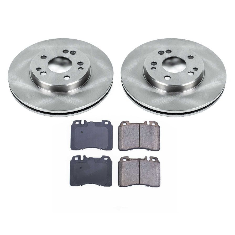 1994-1995 for Mercedes-Benz E320 E420 Front Brake Rotors & Ceramic Brake Pads