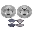 Front Brake Rotors & Ceramic Brake Pads for Ford Mustang 1994-1998 3pc Kit