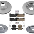 Front Rear Disc Brake Rotors & Ceramic Pads for Cadillac CT5 2020 2021 2022 2023