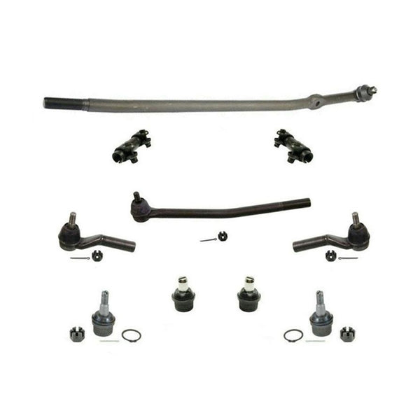Kit de 10 piezas de juntas esféricas de barra de acoplamiento de arrastre para Ford Vans E150 E250 E350 08-14