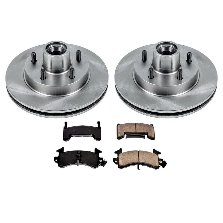 Front Rotors Brake Pads 82-88 for Oldsmobile Cutlass Supreme Rear Wheel Drive