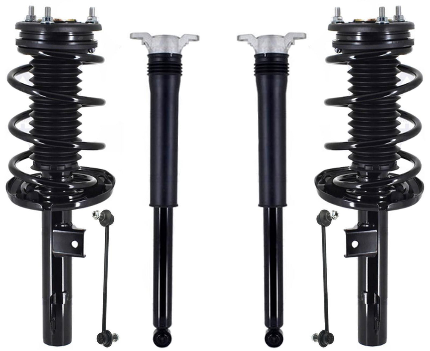 Front Struts Assembly Rear Shocks & Links For Mazda 3 19-22 Front Wheel Drive