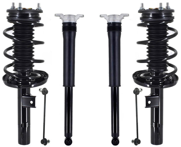 Front Struts Assembly Rear Shocks & Links For Mazda 3 19-22 Front Wheel Drive