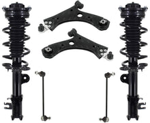 Front Struts Control Arms & Links For Compass 2017-21 W/ 6 Speed Transmission