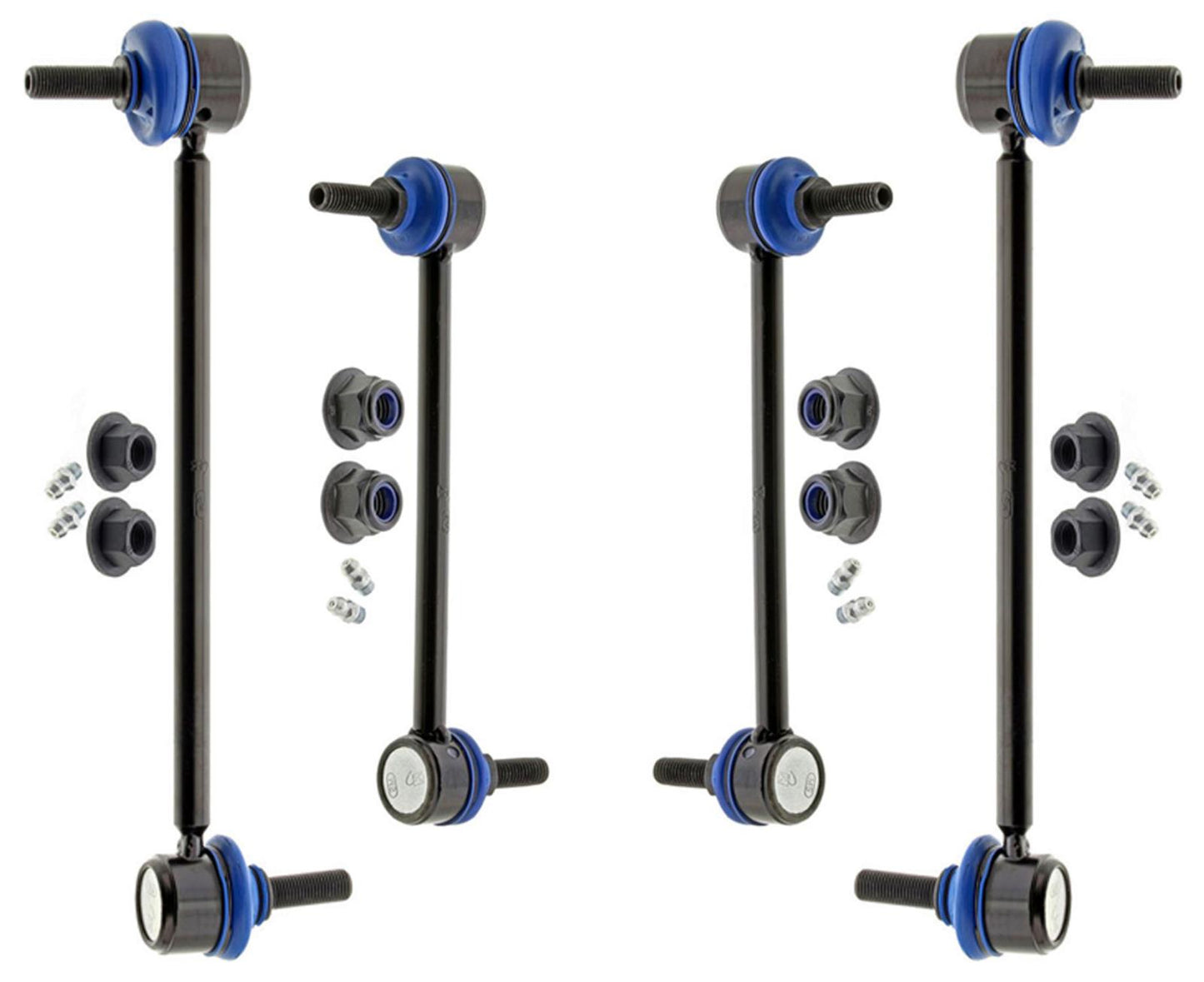 Mevotech Front & Rear Sway Bar Links For Jeep Compass 2017-21 Front Wheel Drive