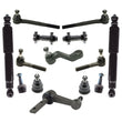 94-96 Dodge Ram 1500 4X2 2 Wheel Drive Ball Joints Tie Rods Shocks Master 14pc
