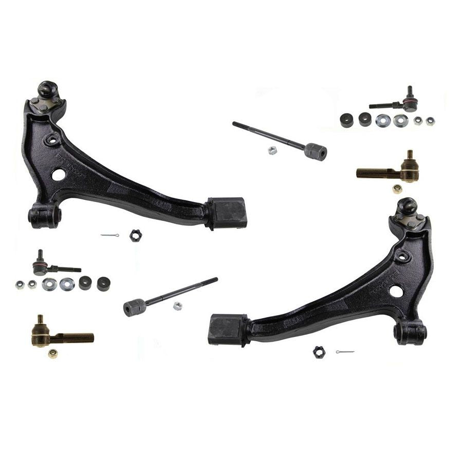 Kit de chasis de 8 piezas, brazos de control inferiores con rótulas para Nissan Quest 99-02