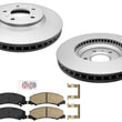 Performance Coated Disc Brake Rotors Ceramic Pads For Buick Lucerne 06-11 V6