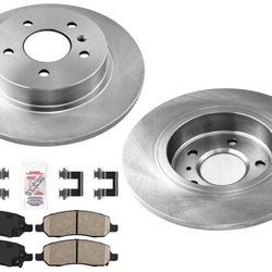 Performance Coated Disc Brake Rotors Ceramic Pads For Buick Lucerne V6 V8 06-11