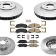 Performance Coated Disc Brake Rotors Ceramic Pads For Buick Lucerne V6 06-11