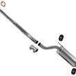 Rear Extension Pipe With Muffler For Hyundai Santa Fe 06/25/03 To 2006 3.5L