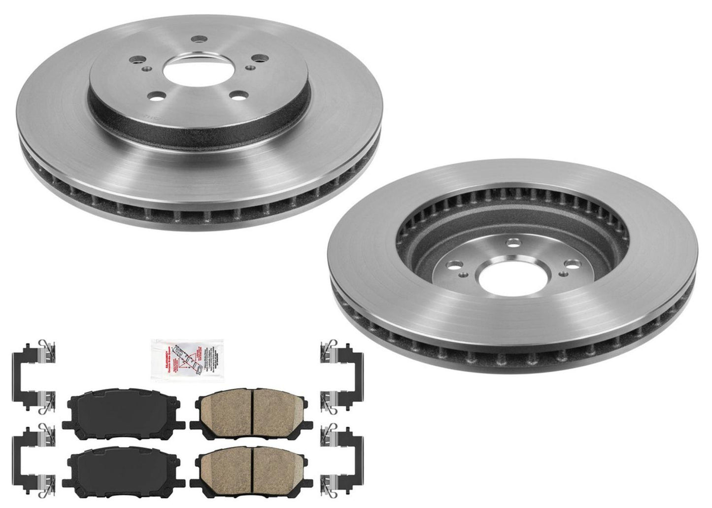 Performance Carbon Disc Brake Rotors Brake PadsFor Lexus RX400H 2006 2007 2008