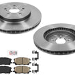 Performance Carbon Disc Brake Rotors Brake PadsFor Lexus RX400H 2006 2007 2008