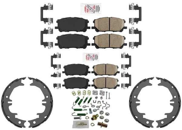 Ceramic Brake Pads Parking Emergency Brake Shoe For Lexus RX400H 2006 2007 2008