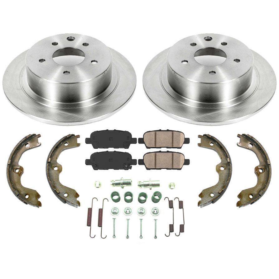 Rotores de freno de disco de alto rendimiento para Nissan Altima 4 puertas 13-23 con estacionamiento manual