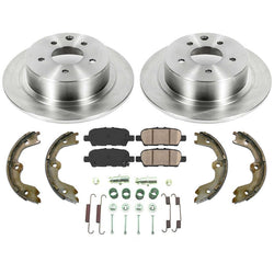 Performance Disc Brake Rotors For Nissan Altima 4Door 13-23 With Manual Parking