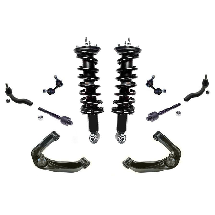Puntales delanteros brazos de control superiores varillas de amarre y enlaces para Nissan Frontier 2.5L 05-19