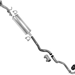 1990-1991 Ford Ranger 2.9L con sistema de tubo de escape con silenciador de distancia entre ejes de 114 pulgadas