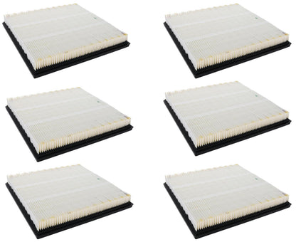 6 Pack Engine Air Filter For Ford E-350 Super Duty 7.3L V8 2021 2022 2023 2024