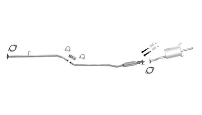 Sistema de escape con silenciador resonador intermedio para Honda Civic 1.7L DX LX 2001-2005 - Photo 1