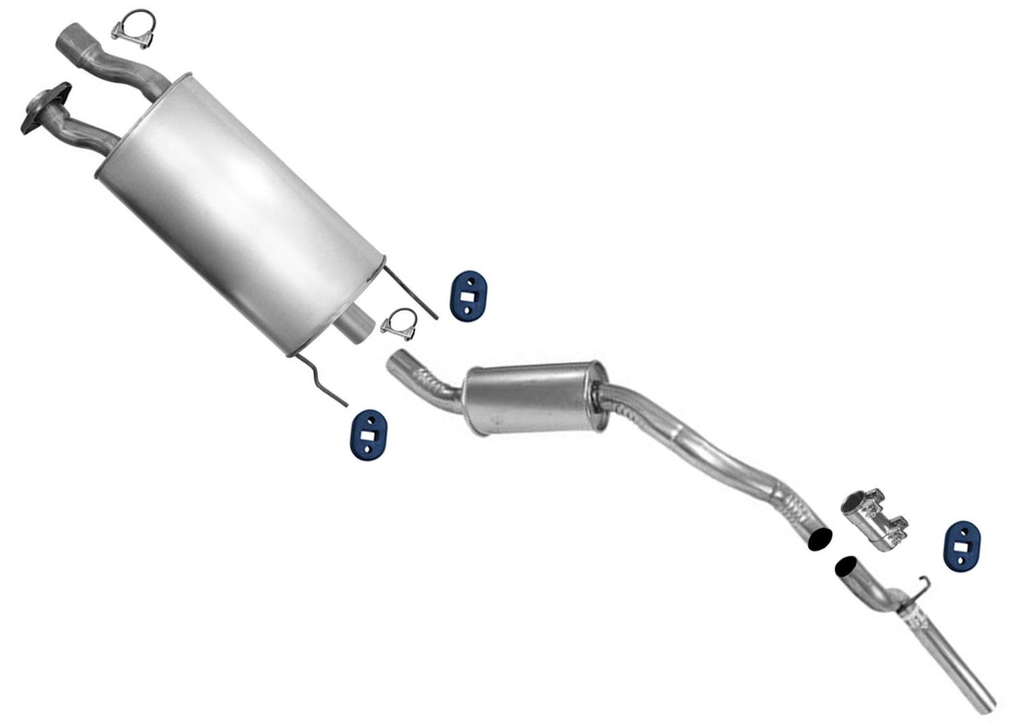 After 01/28/98 to 01 V8 Explorer Muffler exhaust Pipe system Walker 18909 56199