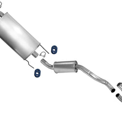 After 01/28/98 to 01 V8 Explorer Muffler exhaust Pipe system Walker 18909 56199