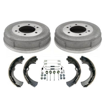Brake Drums Shoes & Springs For 1998-2004 Nissan Frontier 2.4L Rear Wheel Drive