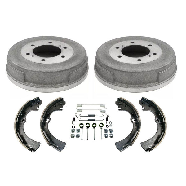 for 1998-2004 Nissan Frontier 2.4L Rear Wheel Drive Brake Drums Shoes & Springs