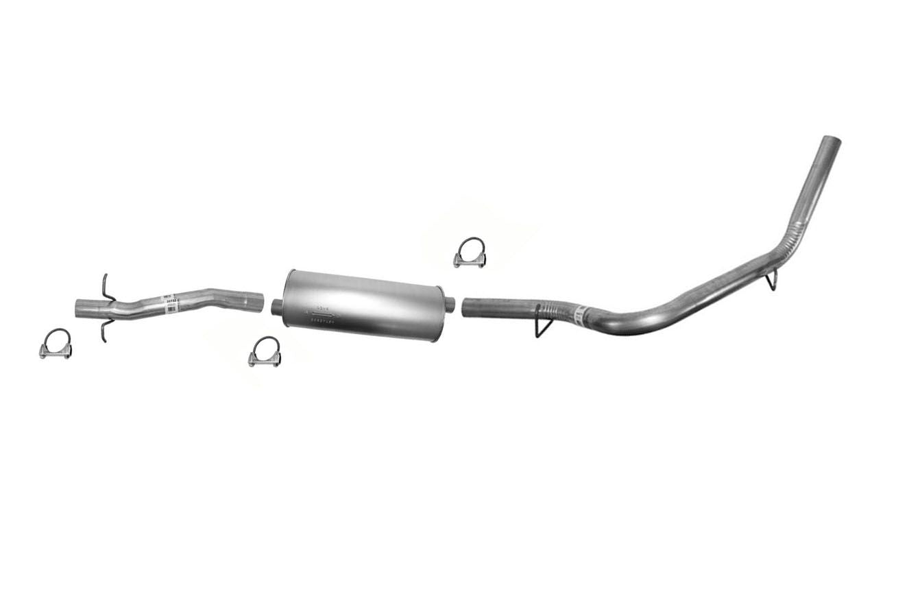 Exhaust System Muffler Tail Pipe For Dodge Dakota 3.9L Quad Cab 4x4 2000-2003