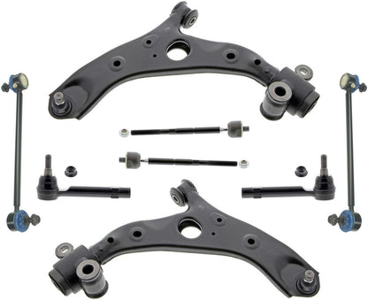 Mevotech Front Lower Control Arms Tie Rods & Links For Mazda CX-5 2017-2025