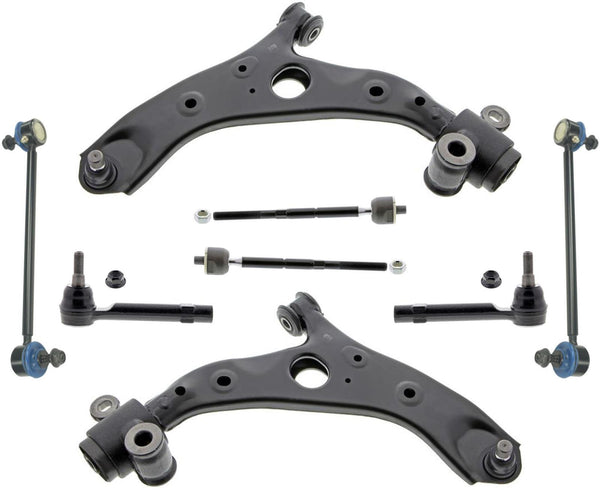 Mevotech Front Lower Control Arms Tie Rods & Links For Mazda CX-5 2017-2021