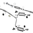 Carb Converter Dual Muffler Exhaust Pipe System For Acura TSX 2.4L 2004-2008