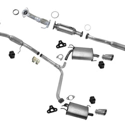 Carb Converter Dual Muffler Exhaust Pipe System For Acura TSX 2.4L 2004-2008