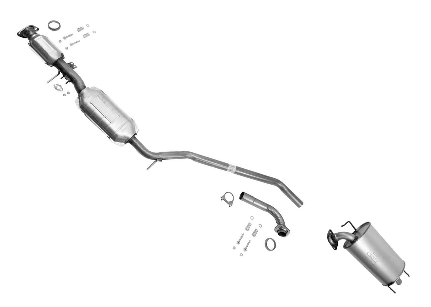 CARB Approved Catalytic Converter + Muffler for Toyota Highlander 01 2002 2003