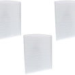 3 Pack Cabin Filter Made In USA For Jeep Wrangler 2018-2023 Gladiator 20-2023