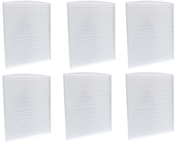 6 Pack Cabin Filter Made In USA For Jeep Wrangler 2018-2023 Gladiator 20-2023