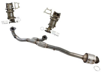 Engine Y Flex Pipe (3) Catalytic Converters for Acura MDX 2014-2020 Pilot 16-20