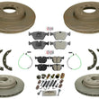 Carbon Performance Disc Brake Rotors & Brake Pads for BMW 330Ci 01-06