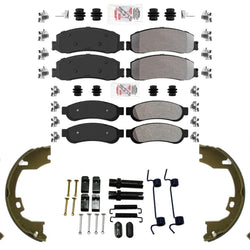 Fleet Performance Disc Brake Pads Parking for Ford F250 Super Duty 2011 2012