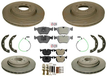 Carbon Performance Disc Brake Rotors & Brake Pads for BMW 330i 01-05