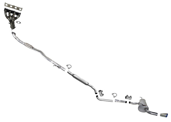 Catalytic Converter Pipe Muffler for Jeep Cherokee 2.4L Front Wheel Drive 14-18