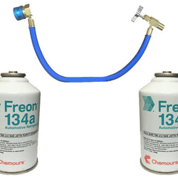 12oz Automotive Freon Refrigerant Cans R1334A With Hose Kit for all vehicles