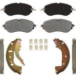 AME Disc Brake Pads with Rear Brake Shoes for Volkswagen ID.4 2021 2022 2023