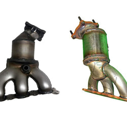 Front L&R (2) Manifold Catalytic Converter for Volvo S80 3.2L 07-10 / 08-10 V70