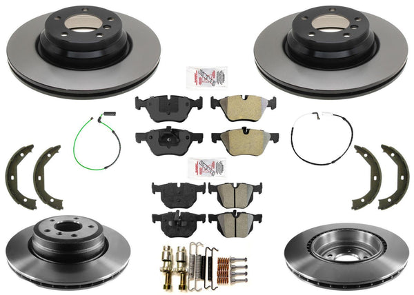 Carbon Performance Disc Brake Rotors & Brake Pads for BMW 330Xi 2006
