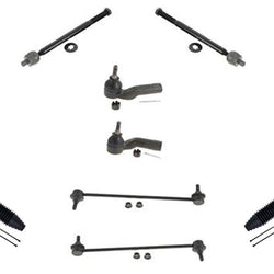 Fits 2004-2009 Mazda 3 06-12 Mazda 5 6Pc Tie Rod Sway Bar Link Kit